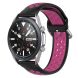 Ремешок Deexe Dual Color для Samsung Galaxy Watch 3 (41mm) - Black / Rose (235406H). Фото 4 из 5