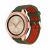Ремешок Deexe Dual Color для Samsung Galaxy Watch 42mm / Watch 3 41mm - Army Green / Red: фото 1 из 4
