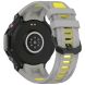 Ремінець Deexe Dual Color для Xiaomi Amazfit T-ReX 3 - Grey / Yellow (382705HY). Фото 1 з 9