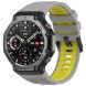 Ремінець Deexe Dual Color для Xiaomi Amazfit T-ReX 3 - Grey / Yellow (382705HY). Фото 2 з 9