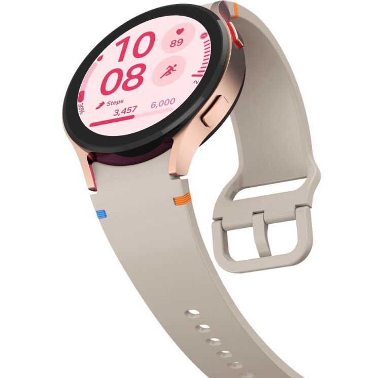 Ремінець Deexe Elino Strap для Samsung Galaxy Watch 4 / 5 / 6 / 7 / FE (40mm) - Starlight: фото 4 з 6