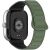 Ремешок Deexe Flexible Fit для Xiaomi Redmi Watch 4 / Mi Smart Band 8 Pro / Band 9 Pro - Black / Green: фото 1 из 6