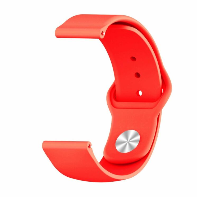 Ремешок Deexe Flexible Watch Band для Samsung Watch Active / Active 2 40mm / Active 2 44mm - Red: фото 2 из 2