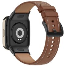 Ремінець Deexe Leather Strap для Xiaomi Redmi Watch 3 - Dark Brown: фото 1 з 4