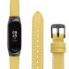 Ремінець Deexe Leather Strip для Xiaomi Mi Band 7 - Yellow (298716Y). Фото 3 з 7