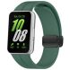 Ремешок Deexe Magnetic Braselet для Samsung Galaxy Fit 3 - Dark Green (349009DG). Фото 1 из 9