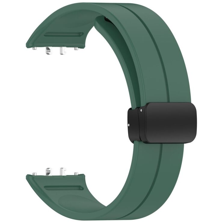 Ремешок Deexe Magnetic Braselet для Samsung Galaxy Fit 3 - Dark Green: фото 3 из 9