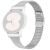 Ремінець Deexe Milanese Bracelet для Samsung Galaxy Watch 4 / 4 Classic / 5 / 5 Pro / 6 / 6 Classic / 7 / FE - Silver: фото 1 з 7