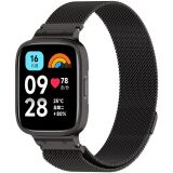 Ремешок Deexe Milanese Loop для Xiaomi Redmi Watch 3 Active / 3 Lite - Black: фото 1 из 9