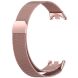 Ремешок Deexe Milanese Stainless Steel для Xiaomi Mi Smart Band 8 / 9 - Rose Pink (326047RP). Фото 3 из 8