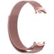 Ремешок Deexe Milanese Stainless Steel для Xiaomi Mi Smart Band 8 / 9 - Rose Pink (326047RP). Фото 2 из 8