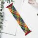 Ремешок Deexe Nylon Knitting для Apple Watch 42 (Series 10) / 41 / 40 / SE 40 / 38 - Green / Colorful (251836GK). Фото 4 из 6