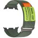 Ремінець Deexe Nylon Magic Tape для Samsung Galaxy Watch 8 (40/44mm) / 8 Classic - Army Green (384150AG). Фото 1 з 3