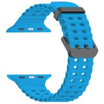 Ремінець Deexe Ocean Strap для Apple Watch 46 / 45 / 44 / SE 44 / 42 (Series 1-3) / Ultra / Ultra 2 - Sky Blue: фото 1 з 1