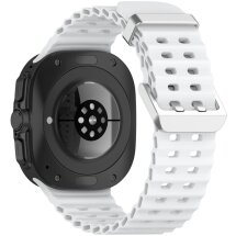 Ремешок Deexe Ocean Strap для Samsung Galaxy Watch Ultra (47mm) - White: фото 1 из 9