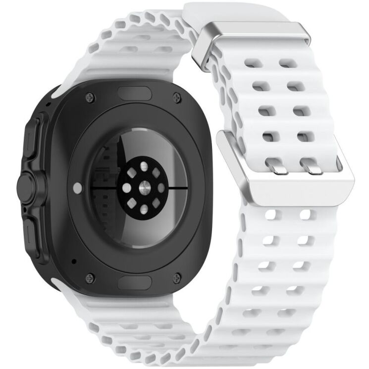 Ремешок Deexe Ocean Strap для Samsung Galaxy Watch Ultra (47mm) - White: фото 1 из 9