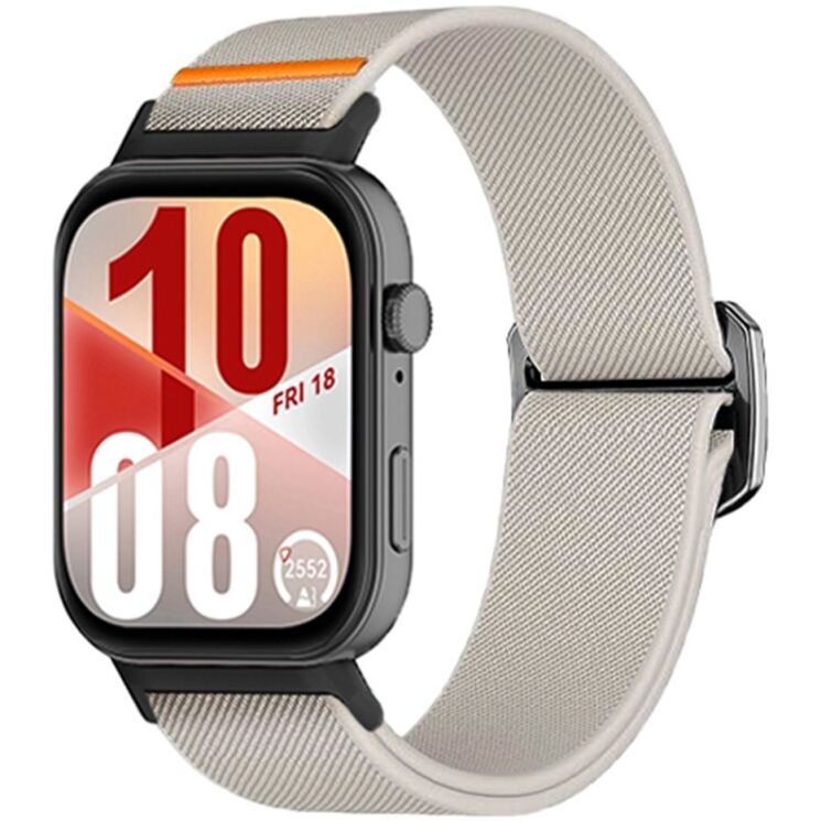 Ремешок Deexe Orbit Flex для Huawei Watch Fit 4 Pro / Fit 4 / Fit 3 - Starlight: фото 2 из 3