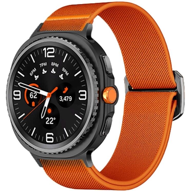 Ремінець Deexe Orbit Flex для Samsung Galaxy Watch 8 (40/44mm) / 8 Classic / Ultra (2025) - Orange: фото 2 з 5