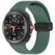 Ремешок Deexe Soft Line для Samsung Galaxy Watch 8 (40/44mm) / 8 Classic / Ultra (2025) - Dark Green (384001DG). Фото 2 из 5