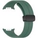Ремешок Deexe Soft Line для Samsung Galaxy Watch 8 (40/44mm) / 8 Classic / Ultra (2025) - Dark Green (384001DG). Фото 1 из 5