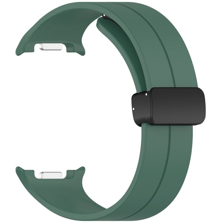 Ремешок Deexe Soft Line для Samsung Galaxy Watch 8 (40/44mm) / 8 Classic / Ultra (2025) - Dark Green: фото 1 из 5