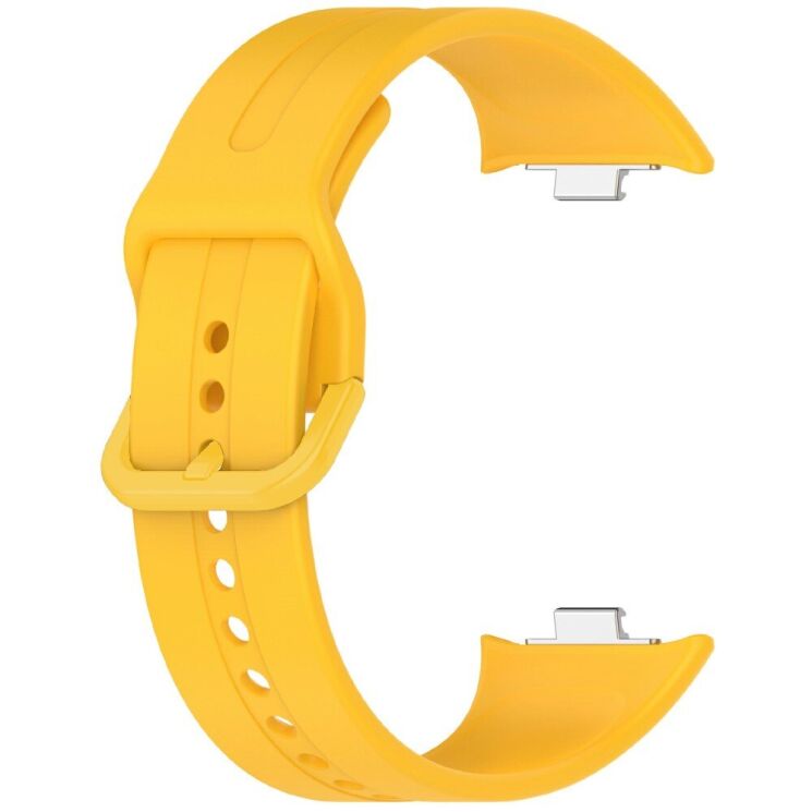 Ремінець Deexe Soft Line для Xiaomi Mi Smart Band 8 Pro / 9 Pro / Redmi Watch 4 / 5 - Orange: фото 1 з 2