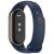 Ремешок Deexe Soft Silicone для Xiaomi Mi Smart Band 8 / 9 - Midnight Blue: фото 1 из 5