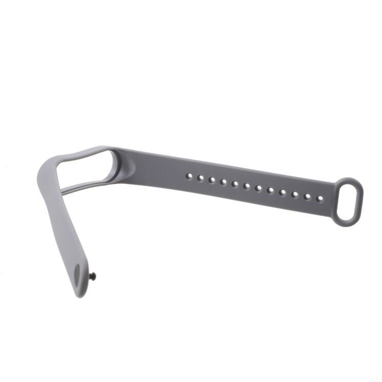 Ремінець Deexe Soft Touch для Xiaomi Mi Band 3 - Grey: фото 5 з 6