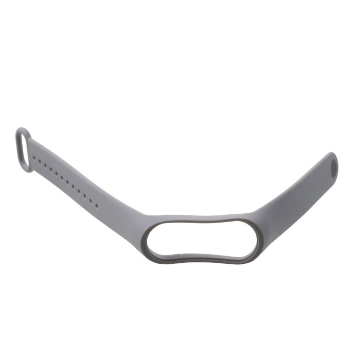 Ремінець Deexe Soft Touch для Xiaomi Mi Band 3 - Grey: фото 4 з 6