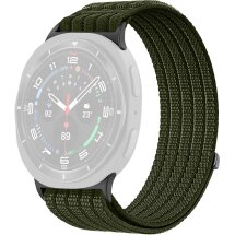 Ремешок Deexe Soft Weave для Samsung Galaxy Watch 8 (40/44mm) / 8 Classic - Dark Green: фото 1 из 5