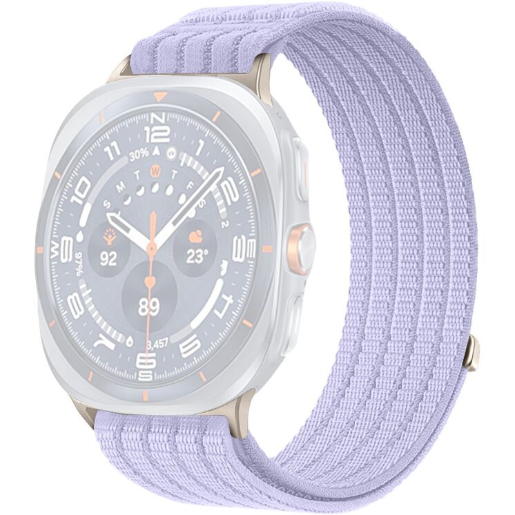 Ремешок Deexe Soft Weave для Samsung Galaxy Watch Ultra (47mm) / Ultra (2025) - Purple: фото 1 из 5