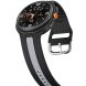 Ремінець Deexe Sport Strap для Samsung Galaxy Watch 8 (40/44mm) / 8 Classic - Black / Grey (384178BH). Фото 4 з 6