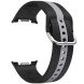 Ремінець Deexe Sport Strap для Samsung Galaxy Watch 8 (40/44mm) / 8 Classic - Black / Grey (384178BH). Фото 3 з 6
