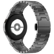 Ремінець Deexe Stainless Steel QuickFit для Samsung Galaxy Watch 4 / 5 / 6 / 7 / FE (40mm) - Grey: фото 1 з 6