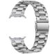 Ремешок Deexe Stainless Steel Strap для Samsung Galaxy Watch 8 (40/44mm) / 8 Classic - Silver (384141S). Фото 1 из 6