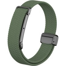 Ремешок для часов Deexe Knitted Strap для Google Fitbit Air - Army Green: фото 1 из 5