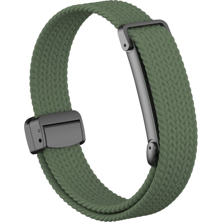Ремешок для часов Deexe Knitted Strap для Google Fitbit Air - Army Green (258017AG) Ремешок для часов Deexe Knitted Strap для Google Fitbit Air - Army Green: фото 2 из 5