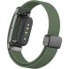 Ремешок для часов Deexe Knitted Strap для Google Fitbit Air - Army Green (258017AG). Фото 3 из 5