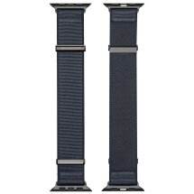 Ремінець DUX DUCIS YM Series для Apple Watch 46 / 45 / 44 / SE 44 / 42 (Series 1-3) / Ultra / Ultra 2 / Ultra 3 - Black: фото 1 з 11