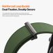 Ремешок DUX DUCIS YM Series для Apple Watch 46 / 45 / 44 / SE 44 / 42 (Series 1-3) / Ultra / Ultra 2 / Ultra 3 - Green (371852G). Фото 6 из 11
