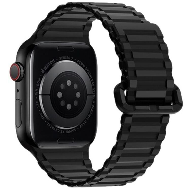 Ремінець Hoco WA06 для Apple Watch 46 / 45 / 44 / SE 44 / 42 (Series 1-3) / Ultra / Ultra 2 - Black: фото 1 з 4