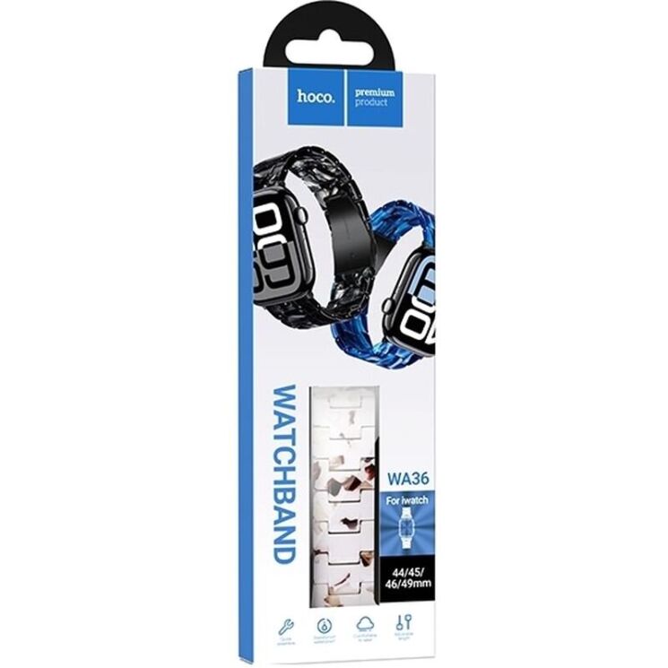 Ремінець Hoco WA36 для Apple Watch 49 / 46 / 45 / 44 / SE 44 / 42 (Series 1-3) / Ultra / Ultra 2 / Ultra 3 - Nougat (371846W) Ремінець Hoco WA36 для Apple Watch 49 / 46 / 45 / 44 / SE 44 / 42 (Series 1-3) / Ultra / Ultra 2 / Ultra 3 - Nougat: фото 3 з 6