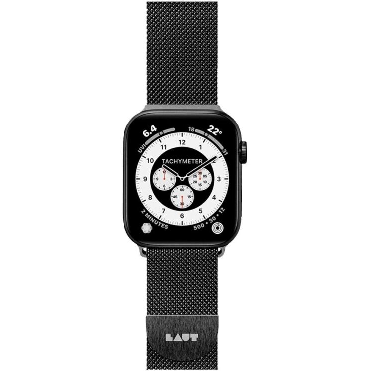 Ремешок Laut STEEL LOOP для Apple Watch 42 (Series 10) / 41 / 40 / SE 40 / 38 - Black: фото 1 из 3