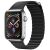 Ремінець QIALINO Magnetic Strap для Apple Watch 46 / 45 / 44 / SE 44 / 42 (Series 1-3) / Ultra / Ultra 2 - Black: фото 1 з 4