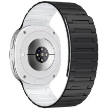 Ремінець Reframe Magnetic Band для Samsung Galaxy Watch 8 (40/44mm) / 8 Classic - Black / White: фото 1 з 4