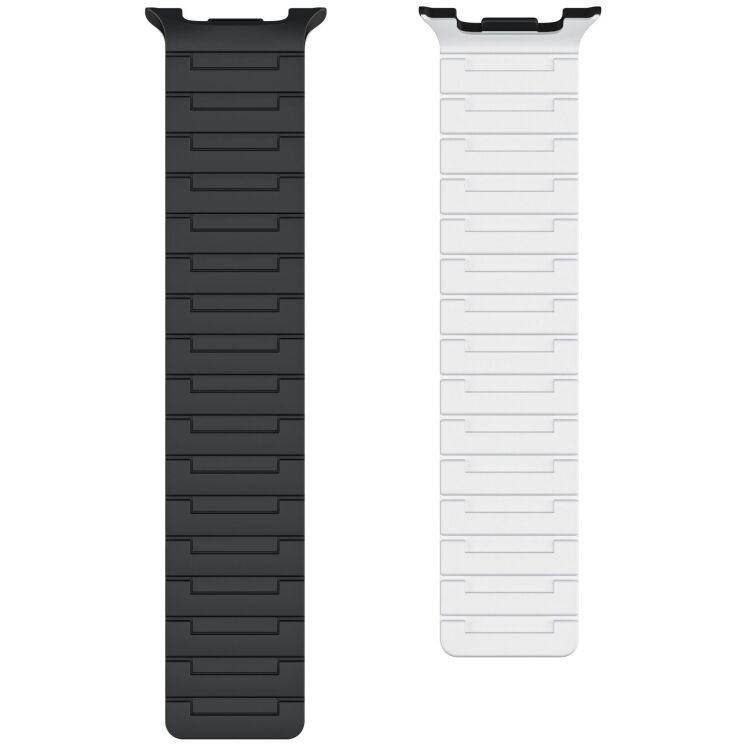 Ремешок Reframe Magnetic Band для Samsung Galaxy Watch 8 (40/44mm) / 8 Classic - Black / White: фото 2 из 4