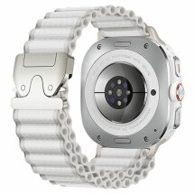 Ремешок Reframe Ripple Pattern для Samsung Galaxy Watch Ultra (47mm) / Ultra (2025) - White: фото 1 из 7