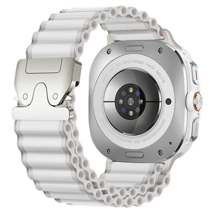 Ремешок Reframe Ripple Pattern для Samsung Galaxy Watch Ultra (47mm) / Ultra (2025) - White (358071W) Ремешок Reframe Ripple Pattern для Samsung Galaxy Watch Ultra (47mm) / Ultra (2025) - White: фото 1 из 7