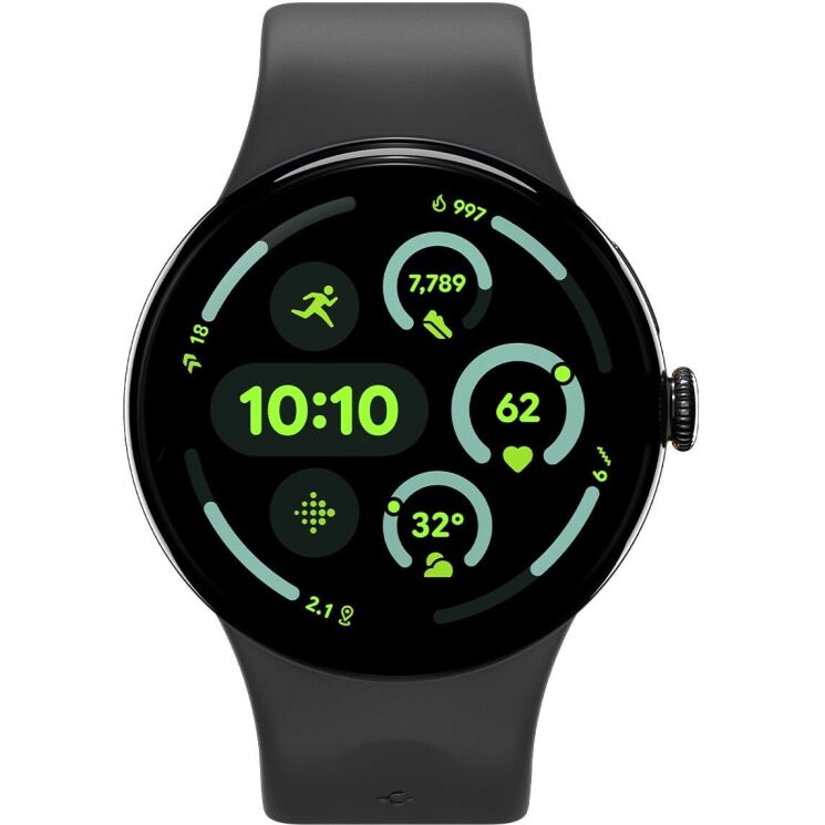 Ремінець Spigen Nano Pop для Google Pixel Watch 4 / 3 / 2 / 1 (41mm) AMP09486 - Black Sesame: фото 3 з 16