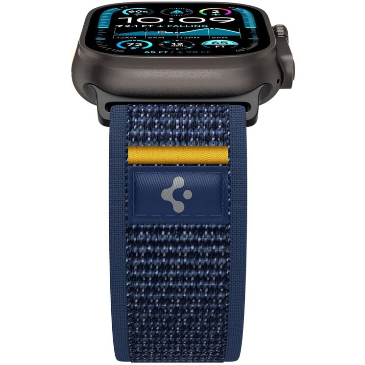 Ремешок Spigen (SGP) Athlex Air для Apple Watch 46 / 45 / 44 / SE 44 / Ultra / Ultra 2 (AMP09036) - Active Navy: фото 7 из 17